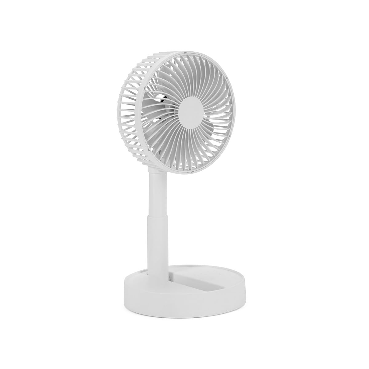 Ventilateur de bureau Livoo DOM510W rechargeable et pliable - 15 cm, 4 vitesses, minuterie, nomade, 11h d'autonomie, 3,5