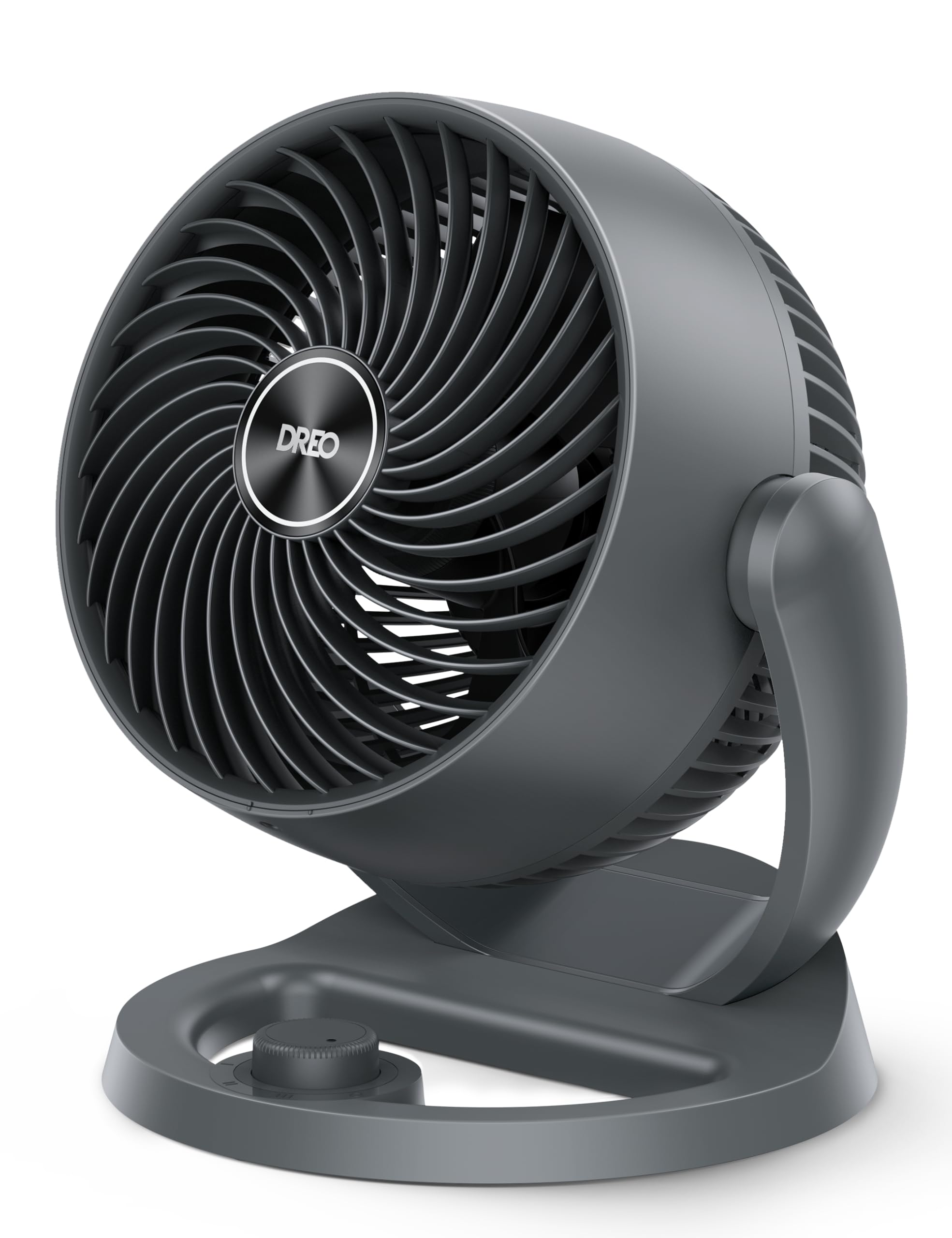 Dreo Fox One 28 dB Ventilateur de bureau portable, compact et discret, Noir